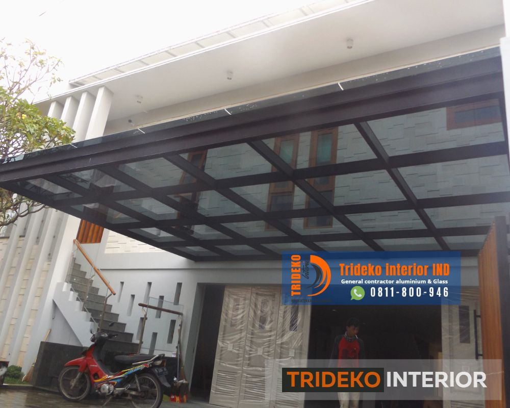 atap-kaca-kanopi-carport-2 Atap Kaca Solusi Modern untuk Keindahan dan Keteduhan tinggal di Jakarta Selatan